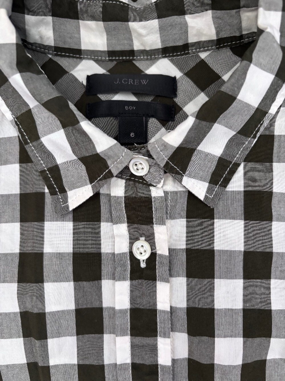 J.Crew Gingham Shirt